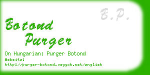 botond purger business card